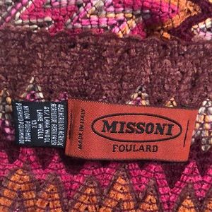 Missoni chevron scarf